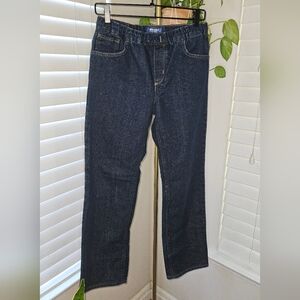 Old Navy Boys Dark Wash Straight Leg Jeans